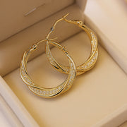 Orecchini Oro Vintage | Intrecciati 14 CT