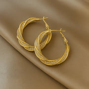 Orecchini Oro Vintage | Intrecciati 14 CT